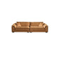 Faux Leather Modern Cushions Sofa 30.7" H Pillow Top Arm Sofa & Chaise Clearhalo 'furn' 'furn_sectionals' 'Furniture' 'furniture_sectionals' 'Living Room Furniture' 'Sectionals' 5039662