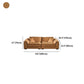 Faux Leather Modern Cushions Sofa 30.7" H Pillow Top Arm Sofa & Chaise Clearhalo 'furn' 'furn_sectionals' 'Furniture' 'furniture_sectionals' 'Living Room Furniture' 'Sectionals' 5039670