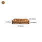 Faux Leather Modern Cushions Sofa 30.7" H Pillow Top Arm Sofa & Chaise Clearhalo 'furn' 'furn_sectionals' 'Furniture' 'furniture_sectionals' 'Living Room Furniture' 'Sectionals' 5039671