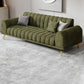 Modern Rolled Arm Sofa Standard Sofa with Sewn Pillow Back for Living Room Dark Army Green Clearhalo 'Furniture' 'furniture_sofas' 'Living Room Furniture' 'Sofa' 'sofas' 5039732
