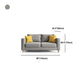 Linen Contemporary Square Arm Sofa Standard Sofa with Slipcovered for Living Room Clearhalo 'furn' 'furn_sofas' 'Furniture' 'furniture_sofas' 'Living Room Furniture' 'Sofa' 'sofas' 5039782