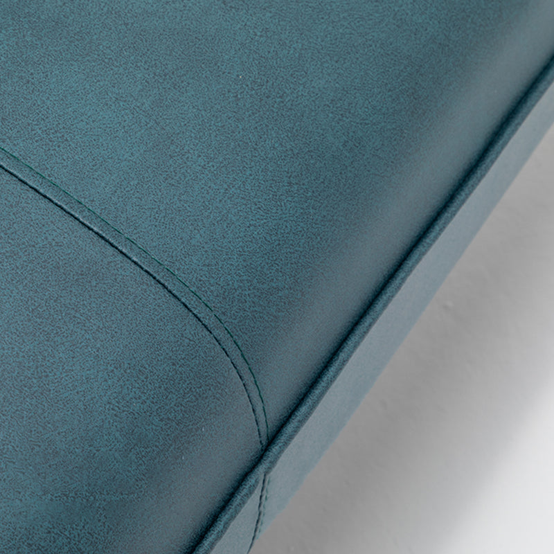 Faux Leather Sofa 55.11" W x 29.92" D x 31.10" H Flared Arm Sofa for Living Room Clearhalo 'furn' 'furn_sofas' 'Furniture' 'furniture_sofas' 'Living Room Furniture' 'Sofa' 'sofas' 5039803