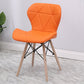 PU Chair18.5" L x23.6"W x27.5"H Armless MW Chair for Living Room Orange Clearhalo 'Accent Chairs' 'accent_chairs' 'Chairs & Seating' 'Furniture' 'furniture_accent_chairs' 'Living Room Furniture' 5039883