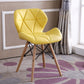 PU Chair18.5" L x23.6"W x27.5"H Armless MW Chair for Living Room Yellow Clearhalo 'Accent Chairs' 'accent_chairs' 'Chairs & Seating' 'Furniture' 'furniture_accent_chairs' 'Living Room Furniture' 5039891