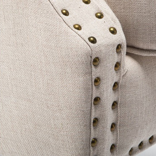 Removable Cushions Chair33.8" L x31.4"W x40.9"H Basic Four Legs Chair Clearhalo 'Accent Chairs' 'accent_chairs' 'Chairs & Seating' 'furn' 'furn_accent_chairs' 'Furniture' 'furniture_accent_chairs' 'Living Room Furniture' 5039981