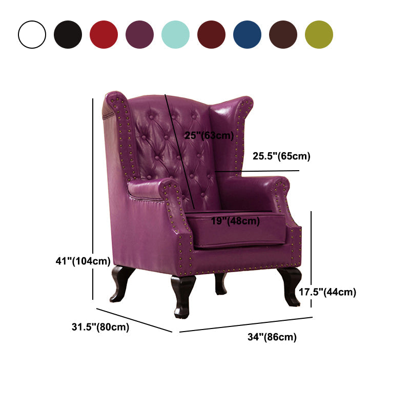 Removable Cushions Chair33.8" L x31.4"W x40.9"H Basic Four Legs Chair Clearhalo 'Accent Chairs' 'accent_chairs' 'Chairs & Seating' 'furn' 'furn_accent_chairs' 'Furniture' 'furniture_accent_chairs' 'Living Room Furniture' 5039982