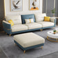 Square Arm Removable Cushions Modern With Cushions Metal Legs Sofa Clearhalo 'furn' 'furn_sectionals' 'Furniture' 'furniture_sectionals' 'Living Room Furniture' 'Sectionals' 5039987