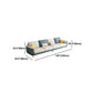 Square Arm Removable Cushions Modern With Cushions Metal Legs Sofa Clearhalo 'furn' 'furn_sectionals' 'Furniture' 'furniture_sectionals' 'Living Room Furniture' 'Sectionals' 5040000