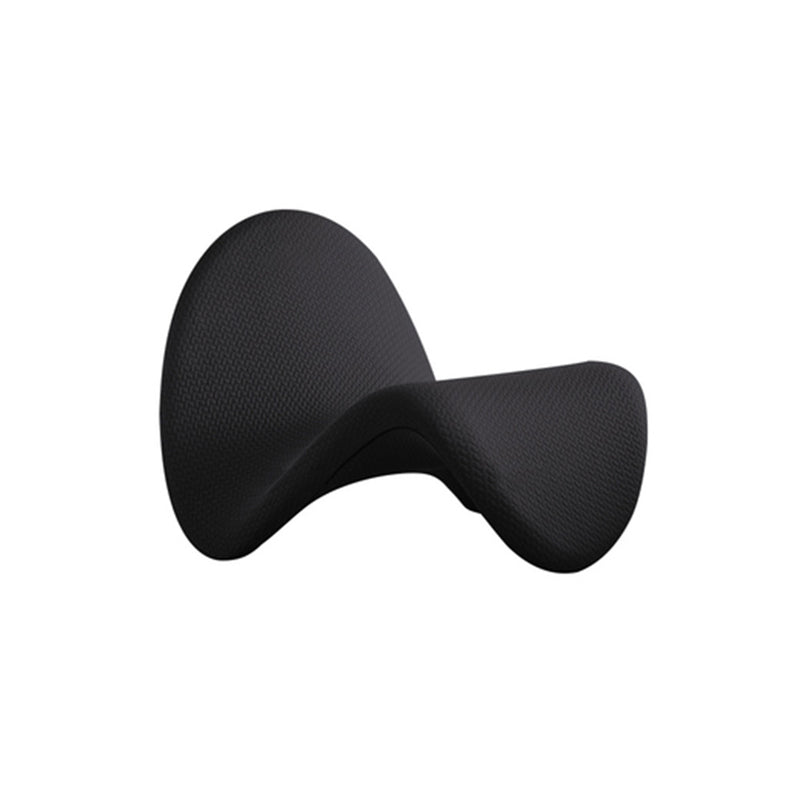 Armless Chair 29.5" L x33.8" W x25.5" H Chunky Textured Chair for Living Room Black Clearhalo 'Accent Chairs' 'accent_chairs' 'Chairs & Seating' 'furn' 'furn_accent_chairs' 'Furniture' 'furniture_accent_chairs' 'Living Room Furniture' 5040020