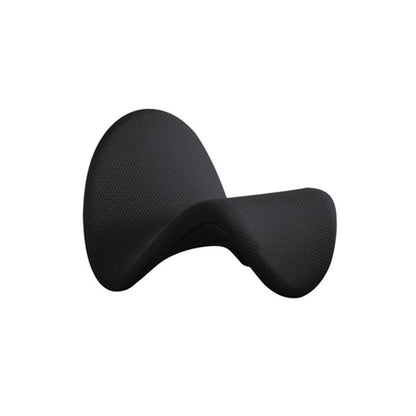 Armless Chair 29.5" L x33.8" W x25.5" H Chunky Textured Chair for Living Room Black Clearhalo 'Accent Chairs' 'accent_chairs' 'Chairs & Seating' 'furn' 'furn_accent_chairs' 'Furniture' 'furniture_accent_chairs' 'Living Room Furniture' 5040020