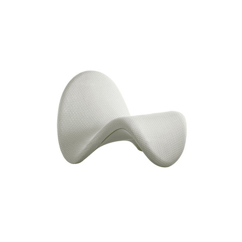 Armless Chair 29.5" L x33.8" W x25.5" H Chunky Textured Chair for Living Room Beige Clearhalo 'Accent Chairs' 'accent_chairs' 'Chairs & Seating' 'furn' 'furn_accent_chairs' 'Furniture' 'furniture_accent_chairs' 'Living Room Furniture' 5040021