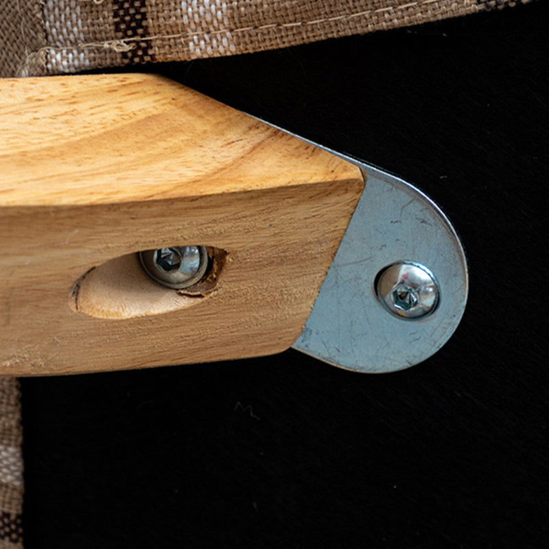 Armless Chair 18.1" L x21.6" W x26.7" H Solid Wood Frame Chair Clearhalo 'Accent Chairs' 'accent_chairs' 'Chairs & Seating' 'furn' 'furn_accent_chairs' 'Furniture' 'furniture_accent_chairs' 'Living Room Furniture' 5040066