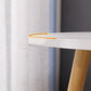 3 Legs End Table Natural/ White/ Yellow Round Wood Side End Table Clearhalo 'Coffee & Accent Tables' 'End & Side Tables' 'end_side_table' 'end_side_tables' 'furn' 'furn_end_side_tables' 'Furniture' 'furniture_end_side_table' 'Living Room Furniture' 5041649