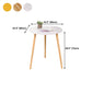 3 Legs End Table Natural/ White/ Yellow Round Wood Side End Table Clearhalo 'Coffee & Accent Tables' 'End & Side Tables' 'end_side_table' 'end_side_tables' 'furn' 'furn_end_side_tables' 'Furniture' 'furniture_end_side_table' 'Living Room Furniture' 5041665