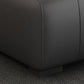 Square Arm Dark Gray Removable Cushions Modern Faux Leather Sofa Clearhalo 'furn' 'furn_sectionals' 'Furniture' 'furniture_sectionals' 'Living Room Furniture' 'Sectionals' 5041699