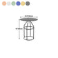 Frame Shaped Base Design Cocktail Table Multi-color Selection of Metal Round Coffee Table Clearhalo 'Coffee & Accent Tables' 'Coffee Tables' 'coffee_tables' 'furn' 'furn_coffee_tables' 'Furniture' 'furniture_coffee_tables' 'Living Room Furniture' 5041733