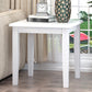 Square/round Coffee Table with Solid Wood Base with 4 Legs Cocktail Table 23.6"L x 23.6"W x 23.6"H White Shelves Not Included Clearhalo 'Coffee & Accent Tables' 'End & Side Tables' 'end_side_table' 'end_side_tables' 'furn' 'furn_end_side_tables' 'Furniture' 'furniture_end_side_table' 'Living Room Furniture' 5041747