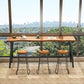 Living Room Modern Patio Bar Table Solid Wood Natural Footrest Bistro Bar Desk Clearhalo 'Bar Furniture' 'Bar Tables' 'bar_tables' 'furn' 'furn_bar_tables' 'Furniture' 'furniture_bar_tables' 'Kitchen & Dining Furniture' 5041866