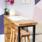 Modern Bar Wine Table with Storage Indoor Rectangle Counter Height Table in Natural Clearhalo 'Bar Furniture' 'Bar Tables' 'bar_tables' 'furn' 'furn_bar_tables' 'Furniture' 'furniture_bar_tables' 'Kitchen & Dining Furniture' 5041887