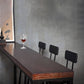 Wood Brown Bistro Accent Dining Table Industrial Rectangle Trestle Pub Table Clearhalo 'Bar Furniture' 'Bar Tables' 'bar_tables' 'furn' 'furn_bar_tables' 'Furniture' 'furniture_bar_tables' 'Kitchen & Dining Furniture' 5041903