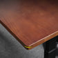 Industrial Style Wood Top Counter Table Liftable Bar Table for Coffee Shop Clearhalo 'Bar Furniture' 'Bar Tables' 'bar_tables' 'furn' 'furn_bar_tables' 'Furniture' 'furniture_bar_tables' 'Kitchen & Dining Furniture' 5041971