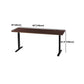 Industrial Style Wood Top Counter Table Liftable Bar Table for Coffee Shop Clearhalo 'Bar Furniture' 'Bar Tables' 'bar_tables' 'furn' 'furn_bar_tables' 'Furniture' 'furniture_bar_tables' 'Kitchen & Dining Furniture' 5041981