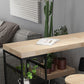 Industrial Solid Wood Top Counter Table 42-inch Height Table for Living Room Clearhalo 'Bar Furniture' 'Bar Tables' 'bar_tables' 'furn' 'furn_bar_tables' 'Furniture' 'furniture_bar_tables' 'Kitchen & Dining Furniture' 5041988