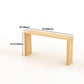 Rectangle Solid Wood Top Counter Table 42-inch Height Simple Bar Table Clearhalo 'Bar Furniture' 'Bar Tables' 'bar_tables' 'furn' 'furn_bar_tables' 'Furniture' 'furniture_bar_tables' 'Kitchen & Dining Furniture' 5042026