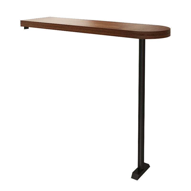 Industrial Style Wood Top Counter Table 42-inch Height Table for Dining Room Coffee Without Chairs Clearhalo 'Bar Furniture' 'Bar Tables' 'bar_tables' 'furn' 'furn_bar_tables' 'Furniture' 'furniture_bar_tables' 'Kitchen & Dining Furniture' 5042040