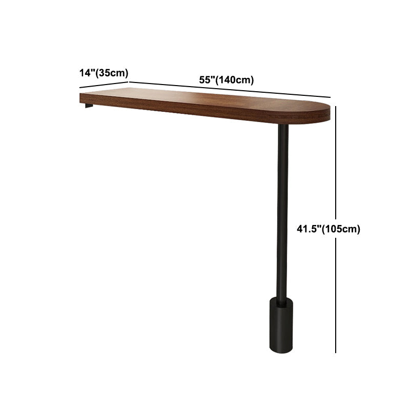 Industrial Style Wood Top Counter Table 42-inch Height Table for Dining Room Clearhalo 'Bar Furniture' 'Bar Tables' 'bar_tables' 'furn' 'furn_bar_tables' 'Furniture' 'furniture_bar_tables' 'Kitchen & Dining Furniture' 5042044