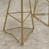 Glam Style Bar Table 42-inch Height Solid Wood Bistro Table for Living Room Clearhalo 'Bar Furniture' 'Bar Tables' 'bar_tables' 'furn' 'furn_bar_tables' 'Furniture' 'furniture_bar_tables' 'Kitchen & Dining Furniture' 5042077