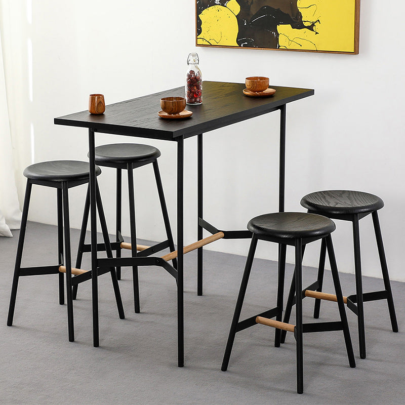 Modern Style Round Bar-stool Metal Counter Bar Stool for Restaurant Clearhalo 'Bar Furniture' 'Bar Stools' 'bar_stools' 'furn' 'furn_bar_stools' 'Furniture' 'furniture_bar_stools' 'Kitchen & Dining Furniture' 5042215