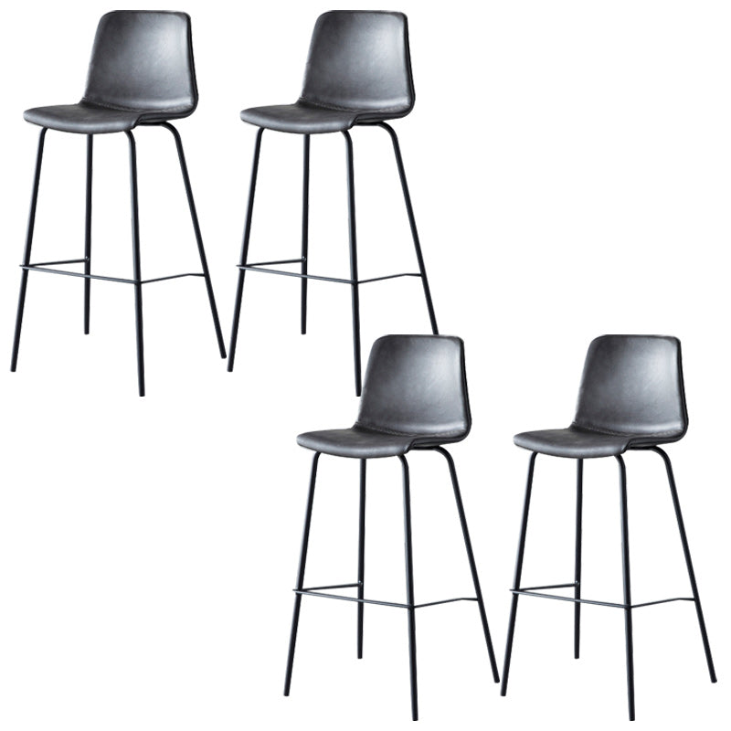 Nordic Style Bar Stool Metal Counter Bar Stool for Restaurant Clearhalo 'Bar Furniture' 'Bar Stools' 'bar_stools' 'furn' 'furn_bar_stools' 'Furniture' 'furniture_bar_stools' 'Kitchen & Dining Furniture' 5042251