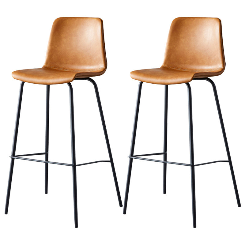 Nordic Style Bar Stool Metal Counter Bar Stool for Restaurant Clearhalo 'Bar Furniture' 'Bar Stools' 'bar_stools' 'furn' 'furn_bar_stools' 'Furniture' 'furniture_bar_stools' 'Kitchen & Dining Furniture' 5042265
