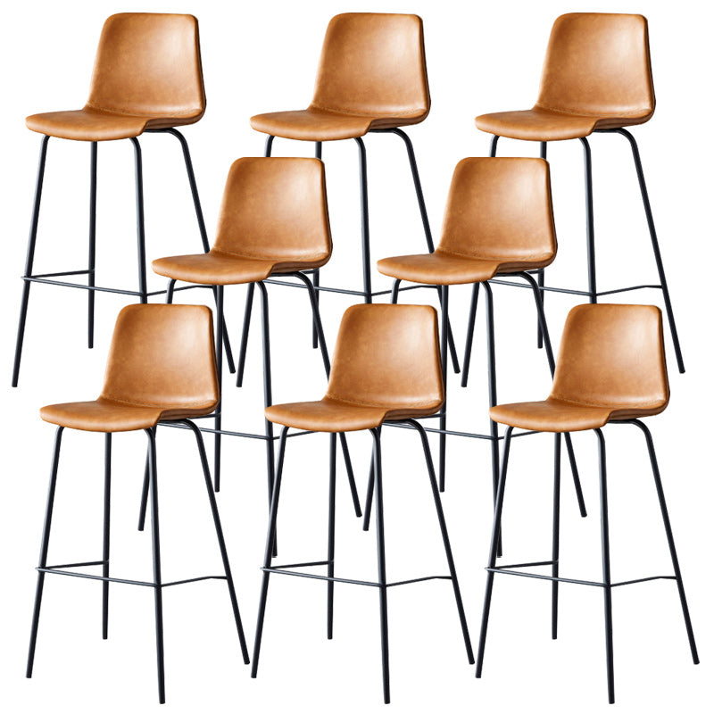 Nordic Style Bar Stool Metal Counter Bar Stool for Restaurant Clearhalo 'Bar Furniture' 'Bar Stools' 'bar_stools' 'furn' 'furn_bar_stools' 'Furniture' 'furniture_bar_stools' 'Kitchen & Dining Furniture' 5042271