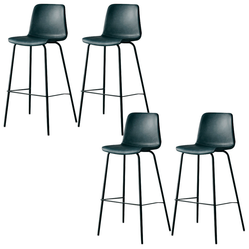 Nordic Style Bar Stool Metal Counter Bar Stool for Restaurant Clearhalo 'Bar Furniture' 'Bar Stools' 'bar_stools' 'furn' 'furn_bar_stools' 'Furniture' 'furniture_bar_stools' 'Kitchen & Dining Furniture' 5042275