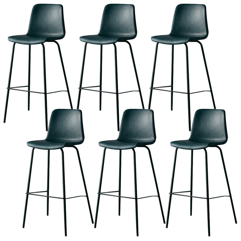 Nordic Style Bar Stool Metal Counter Bar Stool for Restaurant Clearhalo 'Bar Furniture' 'Bar Stools' 'bar_stools' 'furn' 'furn_bar_stools' 'Furniture' 'furniture_bar_stools' 'Kitchen & Dining Furniture' 5042277