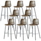 Nordic Style Bar Stool Metal Counter Bar Stool for Restaurant Clearhalo 'Bar Furniture' 'Bar Stools' 'bar_stools' 'furn' 'furn_bar_stools' 'Furniture' 'furniture_bar_stools' 'Kitchen & Dining Furniture' 5042282