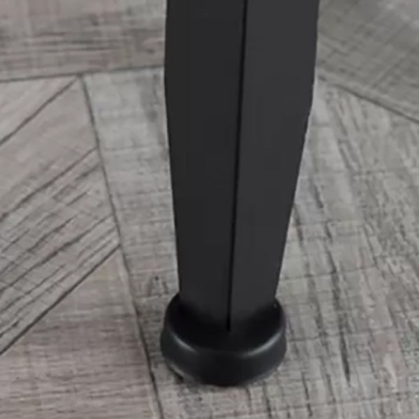 Industrial Armless Counter Stool Iron Cafe Bar Stool with Leather Cushion Clearhalo 'Bar Furniture' 'Bar Stools' 'bar_stools' 'furn' 'furn_bar_stools' 'Furniture' 'furniture_bar_stools' 'Kitchen & Dining Furniture' 5042379