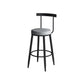 Industrial Style Bar-stool Metal Counter Bar Stool for Restaurant Clearhalo 'Bar Furniture' 'Bar Stools' 'bar_stools' 'furn' 'furn_bar_stools' 'Furniture' 'furniture_bar_stools' 'Kitchen & Dining Furniture' 5042427