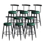 Industrial Style Bar-stool Metal Counter Bar Stool for Restaurant Green 8 Piece Set Clearhalo 'Bar Furniture' 'Bar Stools' 'bar_stools' 'furn' 'furn_bar_stools' 'Furniture' 'furniture_bar_stools' 'Kitchen & Dining Furniture' 5042432