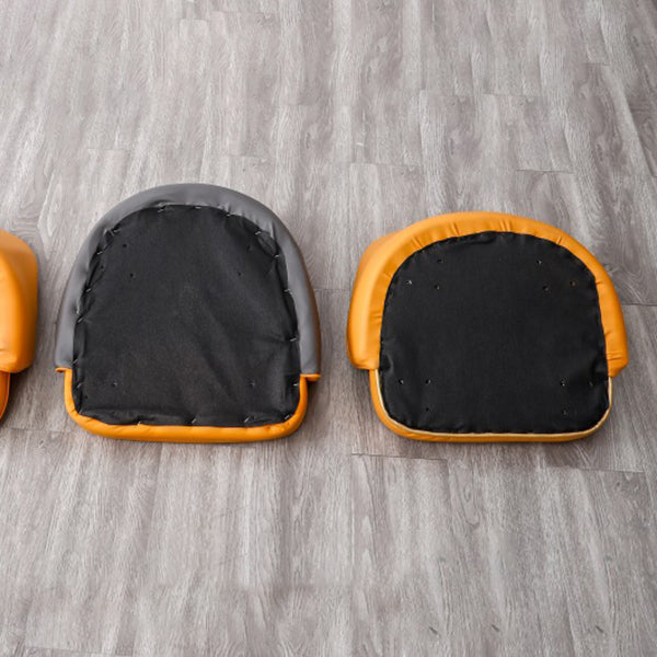 Scandinavian Armed Reception Stool Matte Finish Leather Barstool Clearhalo 'Bar Furniture' 'Bar Stools' 'bar_stools' 'furn' 'furn_bar_stools' 'Furniture' 'furniture_bar_stools' 'Kitchen & Dining Furniture' 5042462