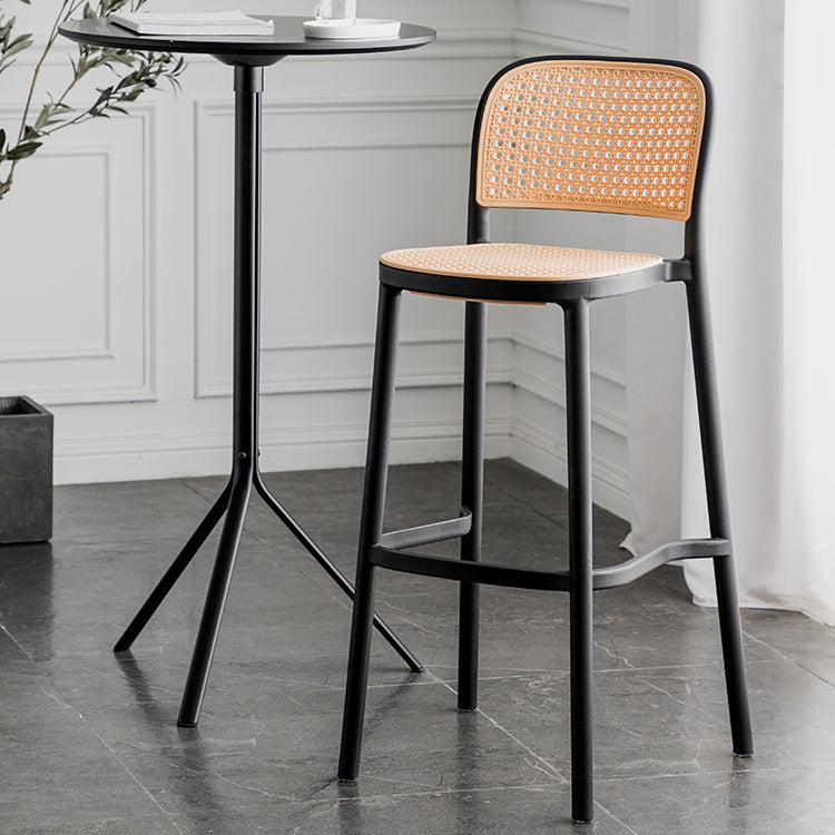 Contemporary Style Bar-stool Plastic Counter Bar Stool for Home Clearhalo 'Bar Furniture' 'Bar Stools' 'bar_stools' 'furn' 'furn_bar_stools' 'Furniture' 'furniture_bar_stools' 'Kitchen & Dining Furniture' 5042554