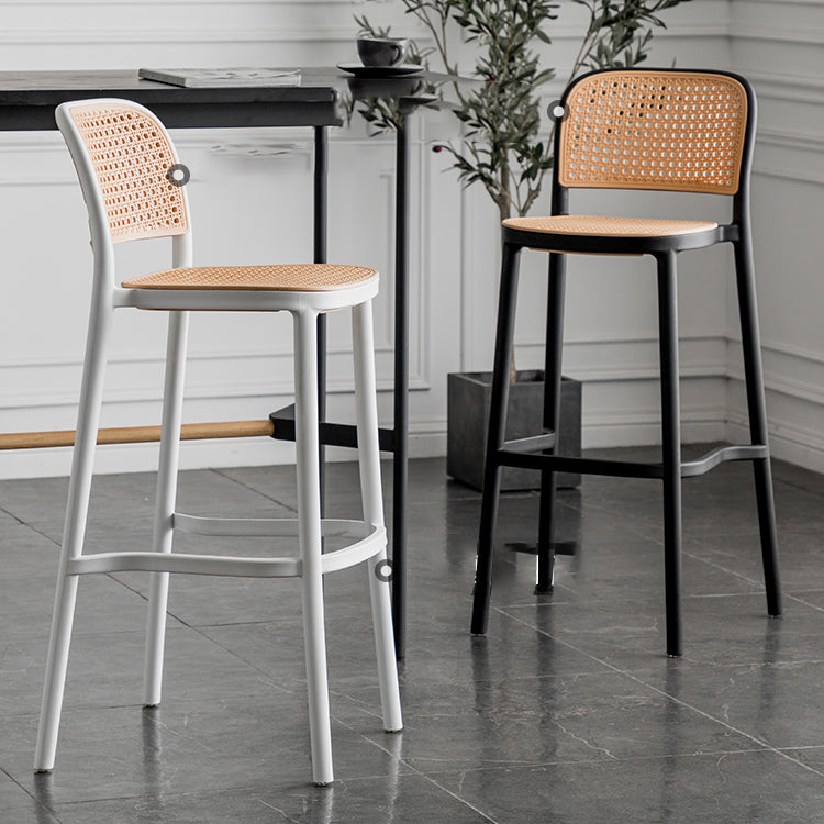 Contemporary Style Bar-stool Plastic Counter Bar Stool for Home Clearhalo 'Bar Furniture' 'Bar Stools' 'bar_stools' 'furn' 'furn_bar_stools' 'Furniture' 'furniture_bar_stools' 'Kitchen & Dining Furniture' 5042556