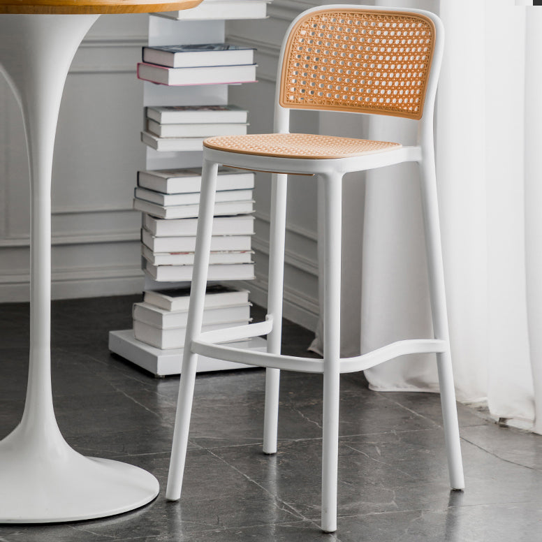 Contemporary Style Bar-stool Plastic Counter Bar Stool for Home Clearhalo 'Bar Furniture' 'Bar Stools' 'bar_stools' 'furn' 'furn_bar_stools' 'Furniture' 'furniture_bar_stools' 'Kitchen & Dining Furniture' 5042559