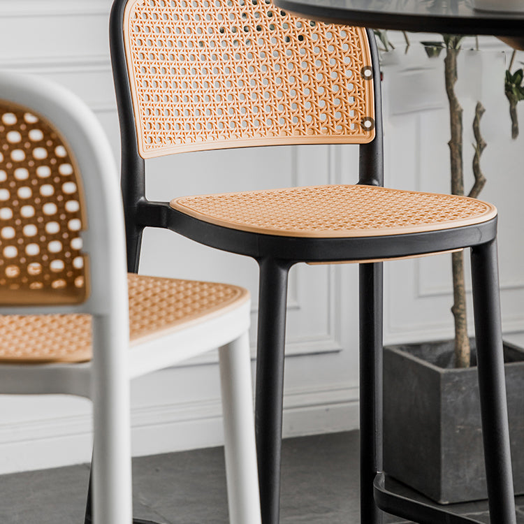 Contemporary Style Bar-stool Plastic Counter Bar Stool for Home Clearhalo 'Bar Furniture' 'Bar Stools' 'bar_stools' 'furn' 'furn_bar_stools' 'Furniture' 'furniture_bar_stools' 'Kitchen & Dining Furniture' 5042561