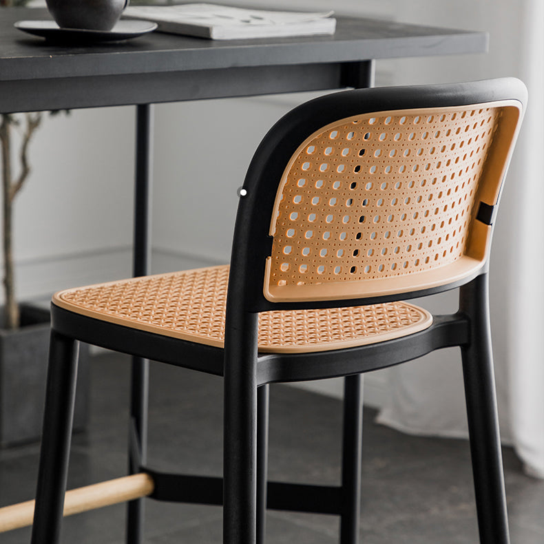 Contemporary Style Bar-stool Plastic Counter Bar Stool for Home Clearhalo 'Bar Furniture' 'Bar Stools' 'bar_stools' 'furn' 'furn_bar_stools' 'Furniture' 'furniture_bar_stools' 'Kitchen & Dining Furniture' 5042565