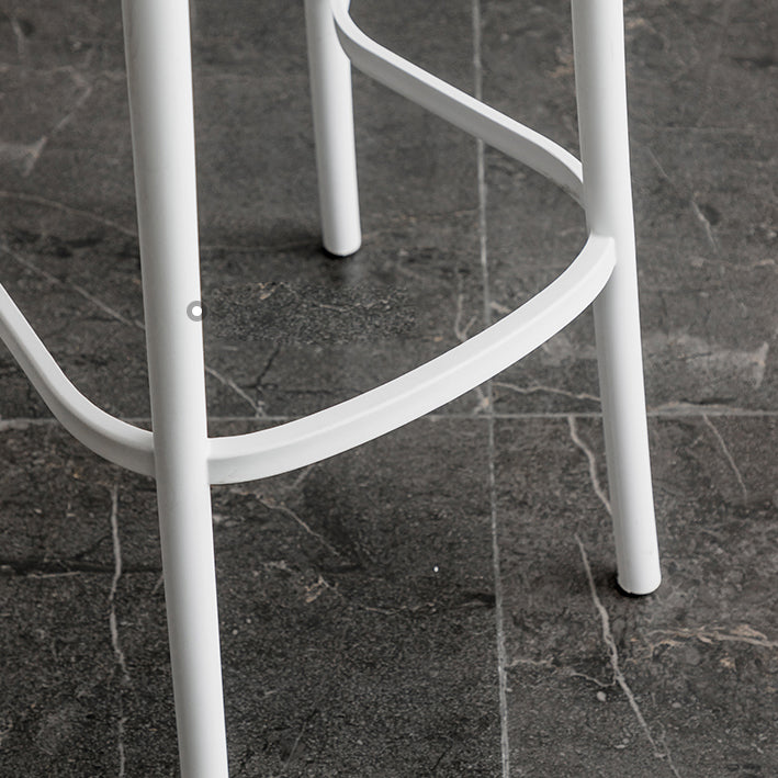 Contemporary Style Bar-stool Plastic Counter Bar Stool for Home Clearhalo 'Bar Furniture' 'Bar Stools' 'bar_stools' 'furn' 'furn_bar_stools' 'Furniture' 'furniture_bar_stools' 'Kitchen & Dining Furniture' 5042567