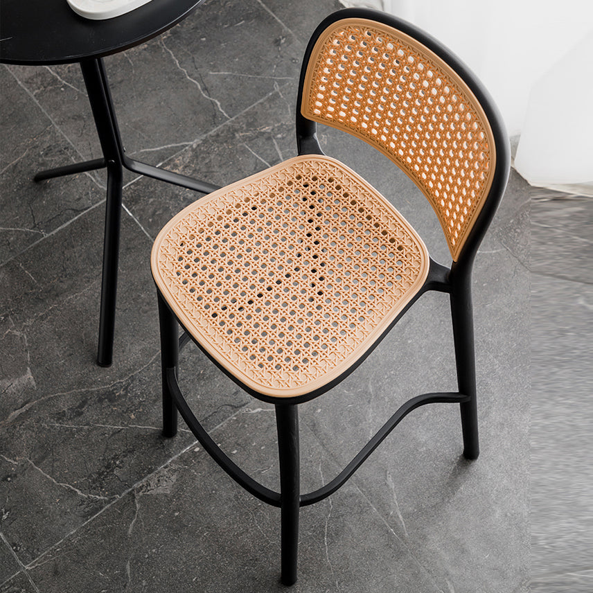 Contemporary Style Bar-stool Plastic Counter Bar Stool for Home Clearhalo 'Bar Furniture' 'Bar Stools' 'bar_stools' 'furn' 'furn_bar_stools' 'Furniture' 'furniture_bar_stools' 'Kitchen & Dining Furniture' 5042571