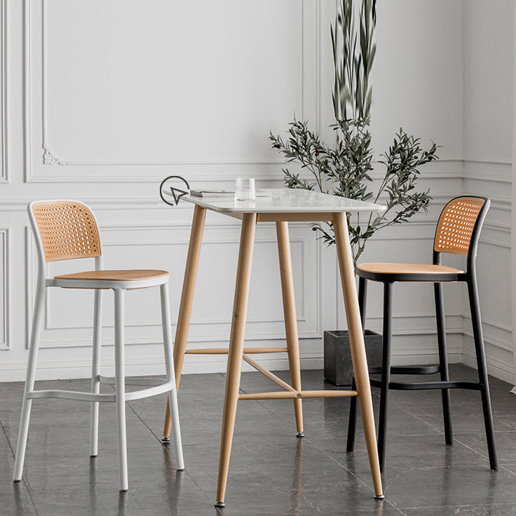 Contemporary Style Bar-stool Plastic Counter Bar Stool for Home Clearhalo 'Bar Furniture' 'Bar Stools' 'bar_stools' 'furn' 'furn_bar_stools' 'Furniture' 'furniture_bar_stools' 'Kitchen & Dining Furniture' 5042573